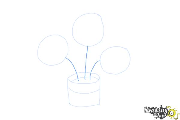 How to Draw Easy Flowers - Step 4