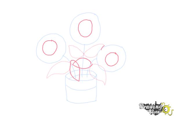 How to Draw Easy Flowers - Step 6