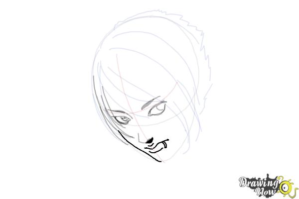 How to Draw an Emo Boy - Step 8 How to Draw an Emo Boy - Step 8