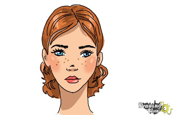 How to Draw a Pretty Girl - DrawingNow