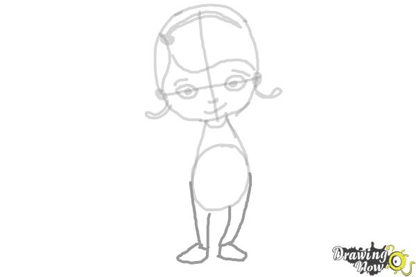 How to Draw Doc Mcstuffins - Step 5