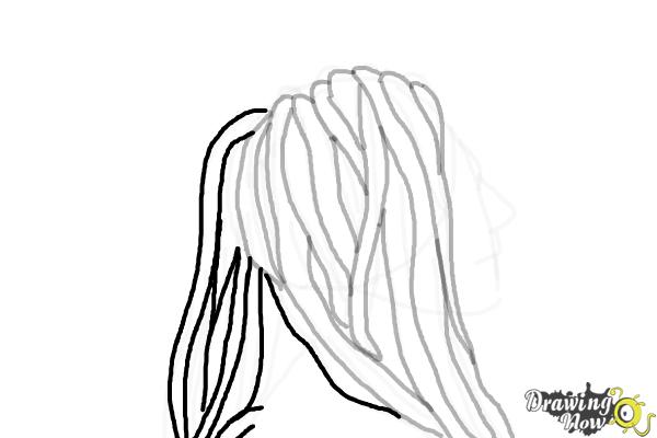 How to Draw Dreadlocks - Step 10