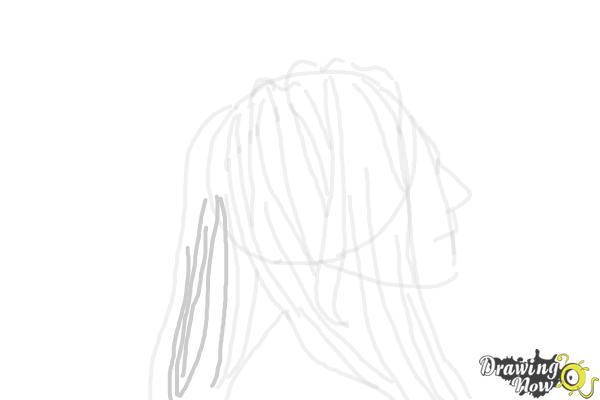 How to Draw Dreadlocks - Step 7