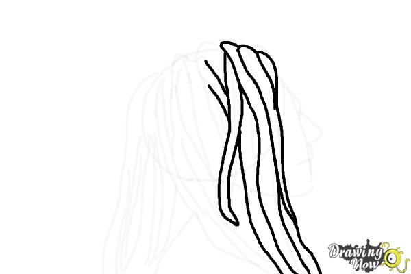 How to Draw Dreadlocks - Step 8