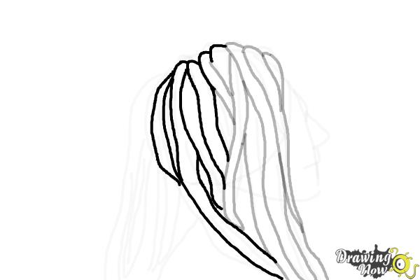 How to Draw Dreadlocks - Step 9