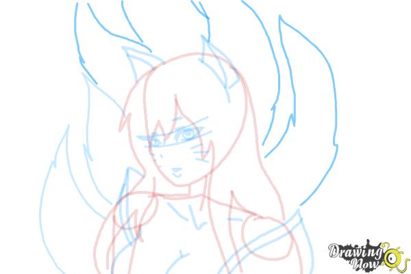 How to Draw Ahri - Step 10