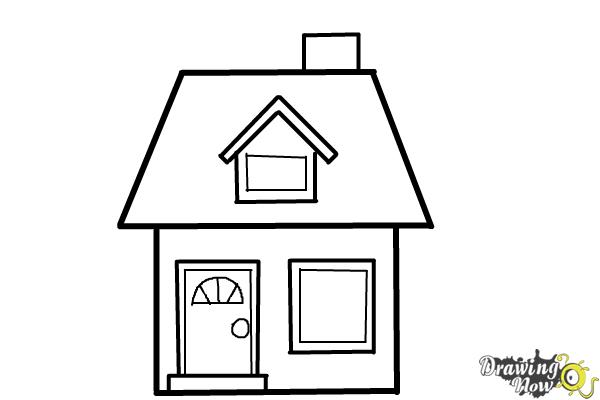 How to Draw a House for Kids House Drawing for Kids