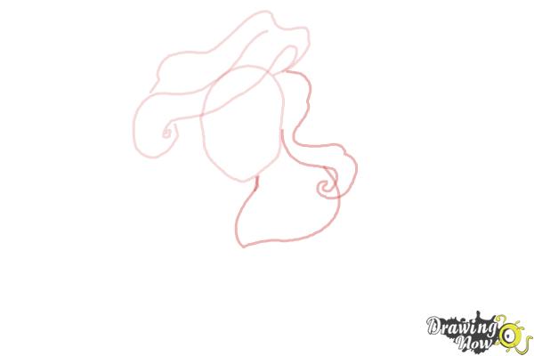 How to Draw Hair - Step 3 How to Draw Hair - Step 3