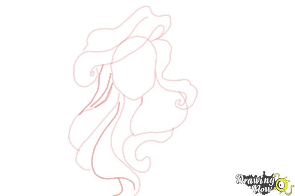 How to Draw Hair - Step 5