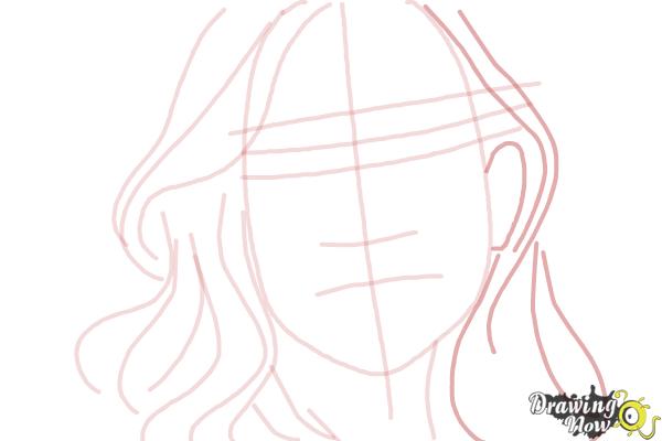 How to Draw Aj Lee - Step 5