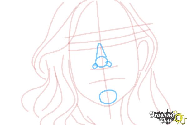 How to Draw Aj Lee - Step 6