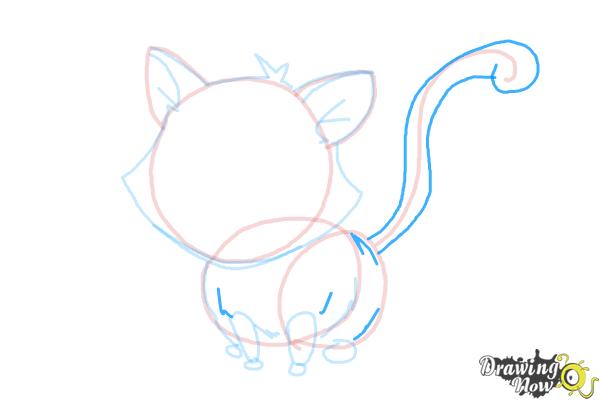 How to Draw a Kitten - Step 10