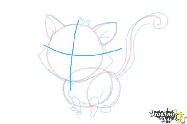 How to Draw a Kitten - Step 11