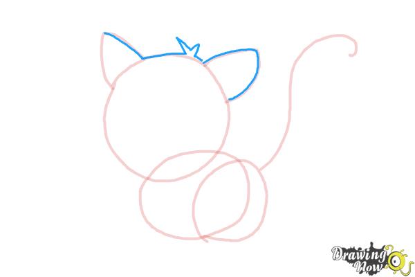 How to Draw a Kitten - Step 5