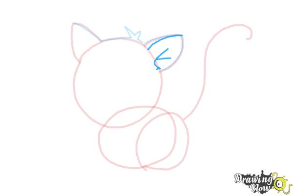 How to Draw a Kitten - Step 6