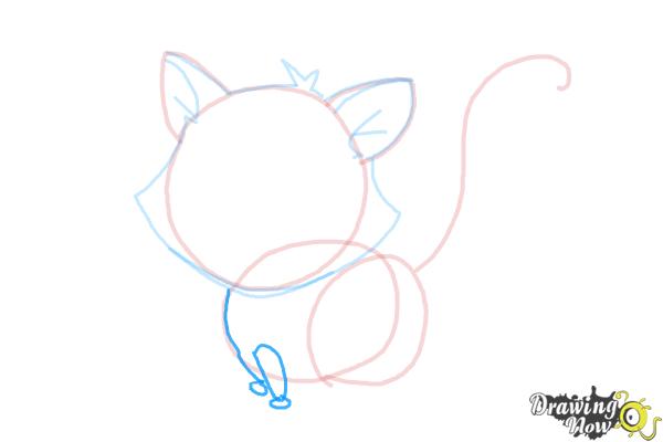 How to Draw a Kitten - Step 8