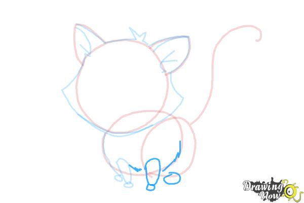 How to Draw a Kitten - Step 9