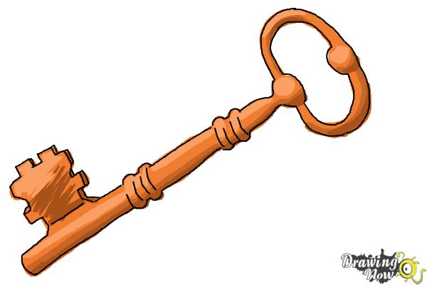 how to draw a set of keys