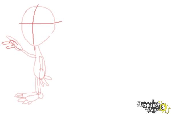 How to Draw Aliens - Step 6 How to Draw Aliens - Step 6