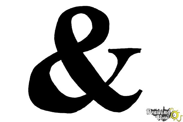 How to Draw an Ampersand - Step 5