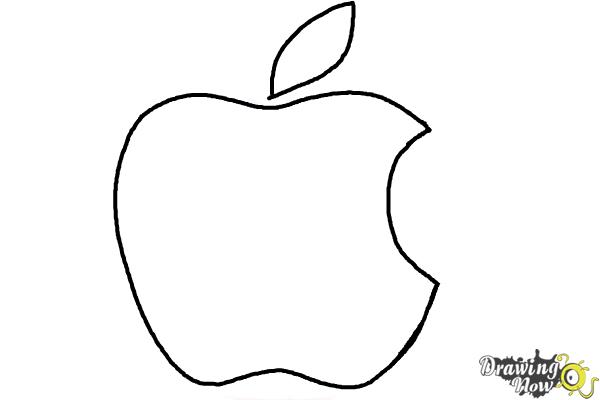 Download How to Draw Apple Logo - DrawingNow