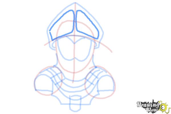 How to Draw Armor - Step 10