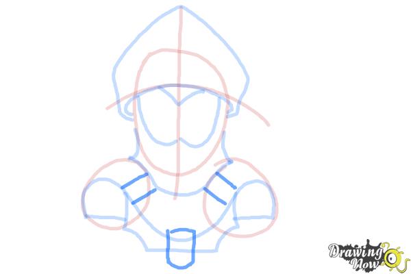 How to Draw Armor - Step 8