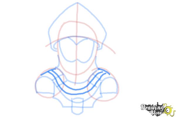 How to Draw Armor - Step 9