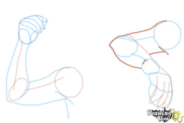 How to Draw Arms - Step 10