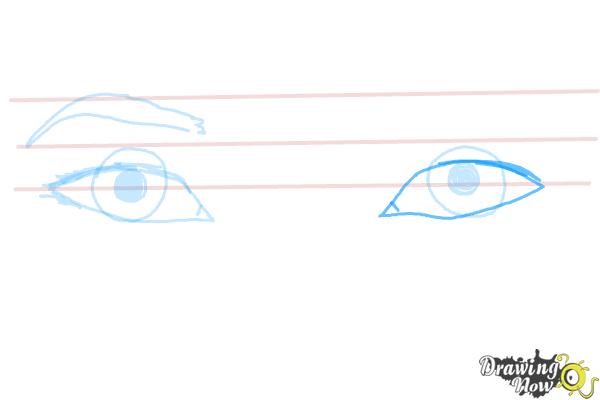 How to Draw Asian Eyes - Step 5