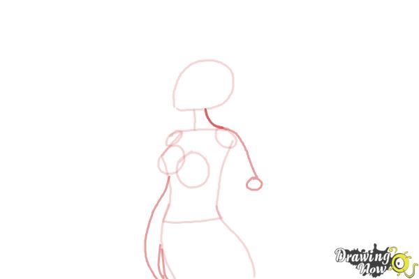 How to Draw Athena - Step 5