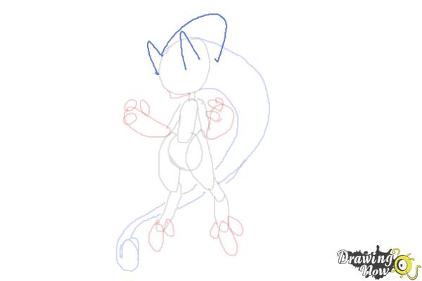 How to Draw Mega Mewtwo from Pokemon - Step 9