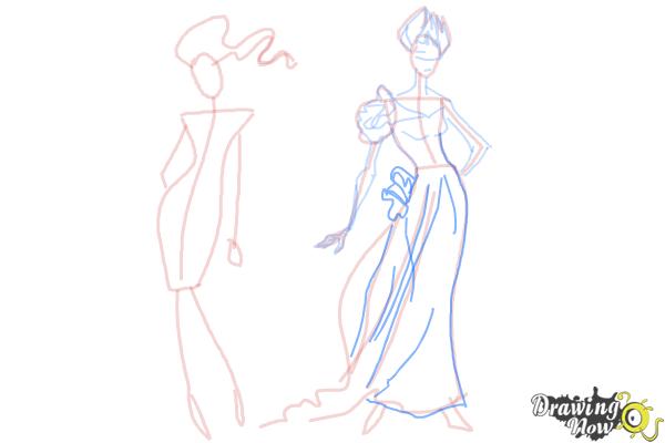 How to Draw Fashion Sketches - Step 14