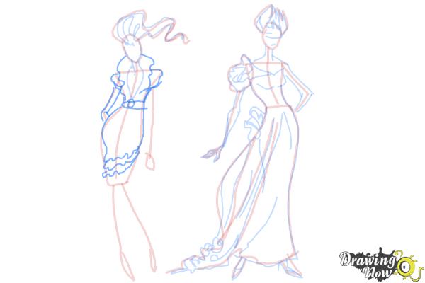 How to Draw Fashion Sketches - Step 17