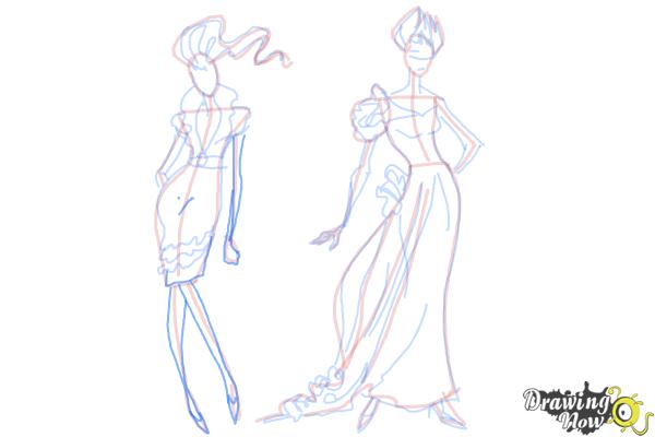 How to Draw Fashion Sketches - Step 18