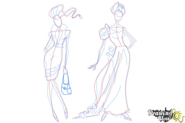 How to Draw Fashion Sketches - Step 19