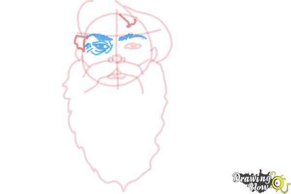 How to Draw Facial Hair - Step 8