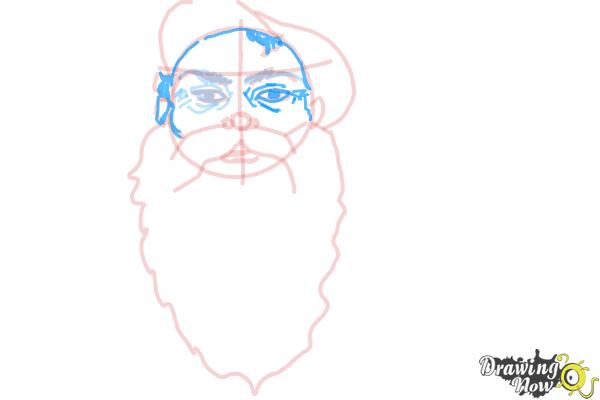 How to Draw Facial Hair - Step 9