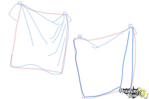 How to Draw Fabric - Step 8