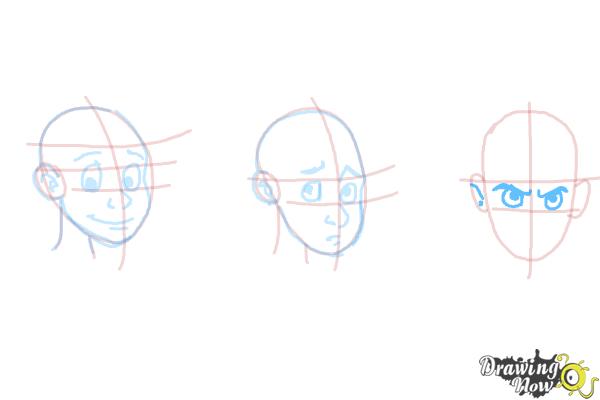 How to Draw Facial Expressions - Step 14