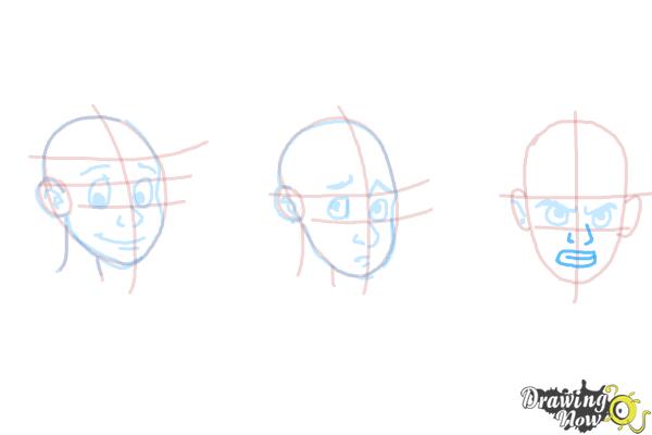 How to Draw Facial Expressions - Step 15