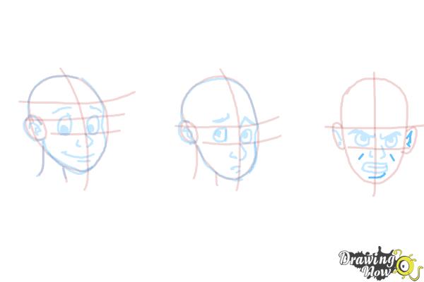 How to Draw Facial Expressions - Step 16