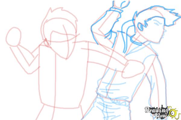 How to Draw a Fight Scene - Step 17 How to Draw a Fight Scene - Step 17