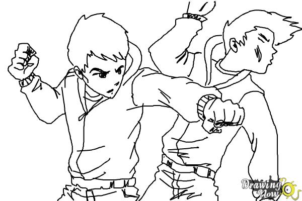 Top 80+ fight sketch - seven.edu.vn