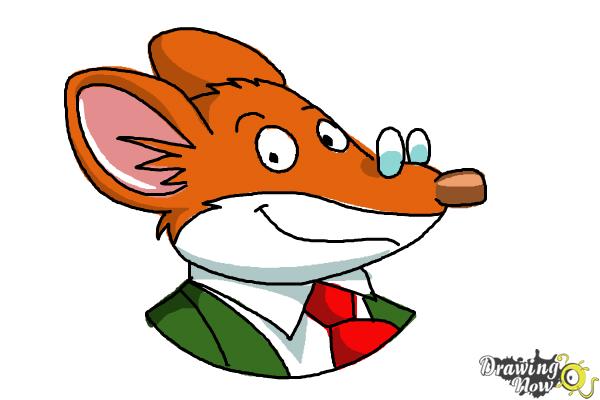 How to Draw Geronimo Stilton - Step 12