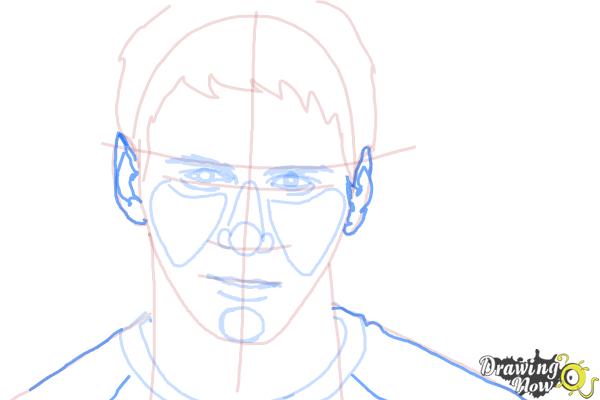 How to Draw Messi - Step 11