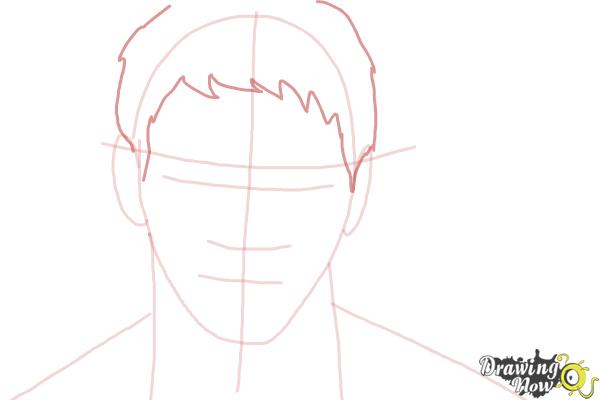 How to Draw Messi - Step 5