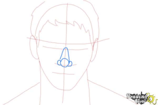 How to Draw Messi - Step 6