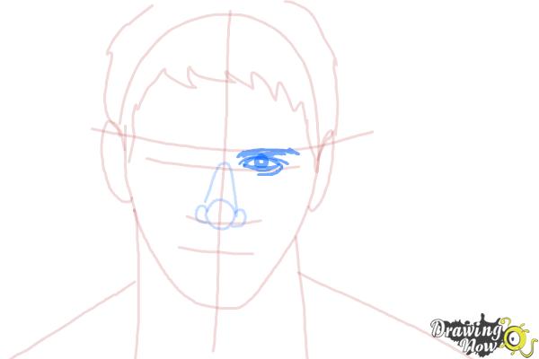 How to Draw Messi - Step 7