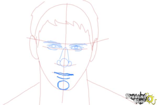 How to Draw Messi - Step 9